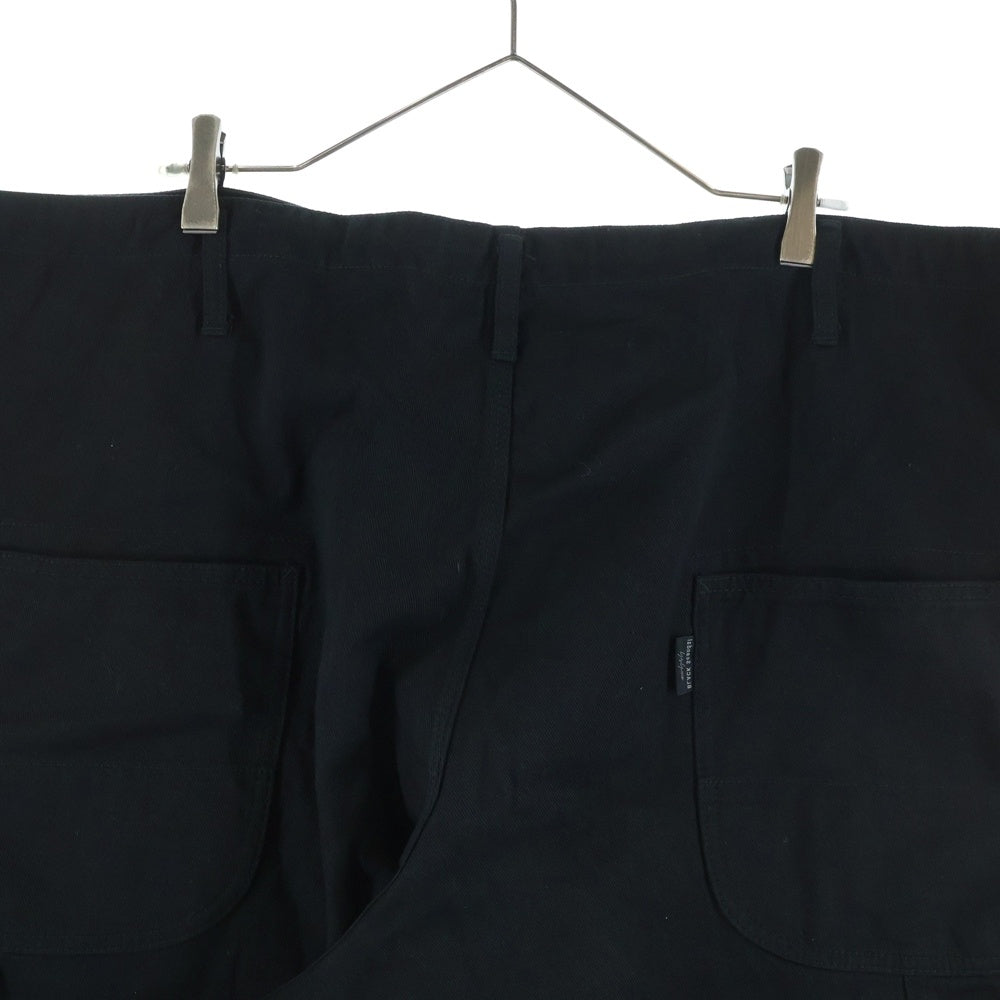 BLACK Scandal Yohji Yamamoto(ブラックスキャンダルヨウジヤマモト) コットンワイドペインターパンツ ブラック HO-P99-040