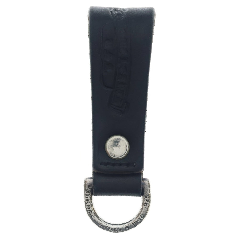 CHROME HEARTS(クロムハーツ) BELT LOOP D RING Dリング クロスボールベルトループ ブラック/シルバー BCA415