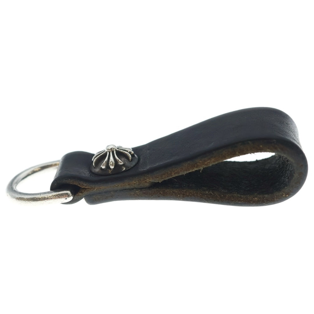 CHROME HEARTS(クロムハーツ) BELT LOOP D RING Dリング クロスボールベルトループ ブラック/シルバー BCA415