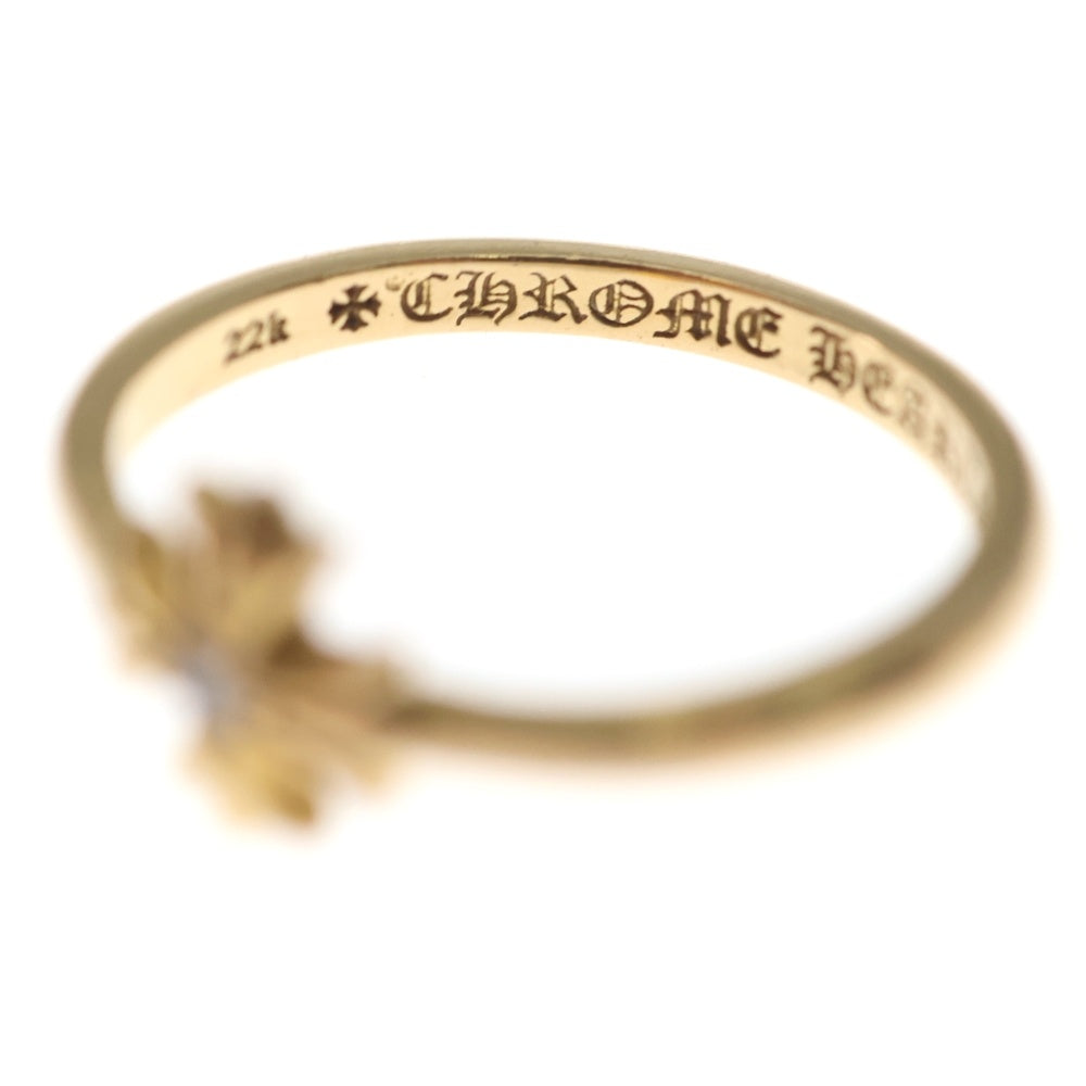 CHROME HEARTS(クロムハーツ) 22K BUBBLGM CH PLS DIA バブルガム CHプラス 1ダイヤ リング ゴールド レディース