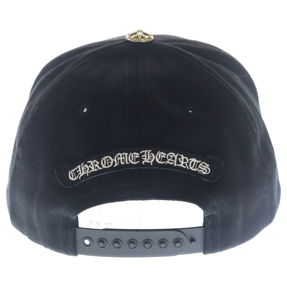 CHROME HEARTS(クロムハーツ) TRUCKER CAP CHクロス刺繍 クロスボールボタン トラッカーキャップ ブラック