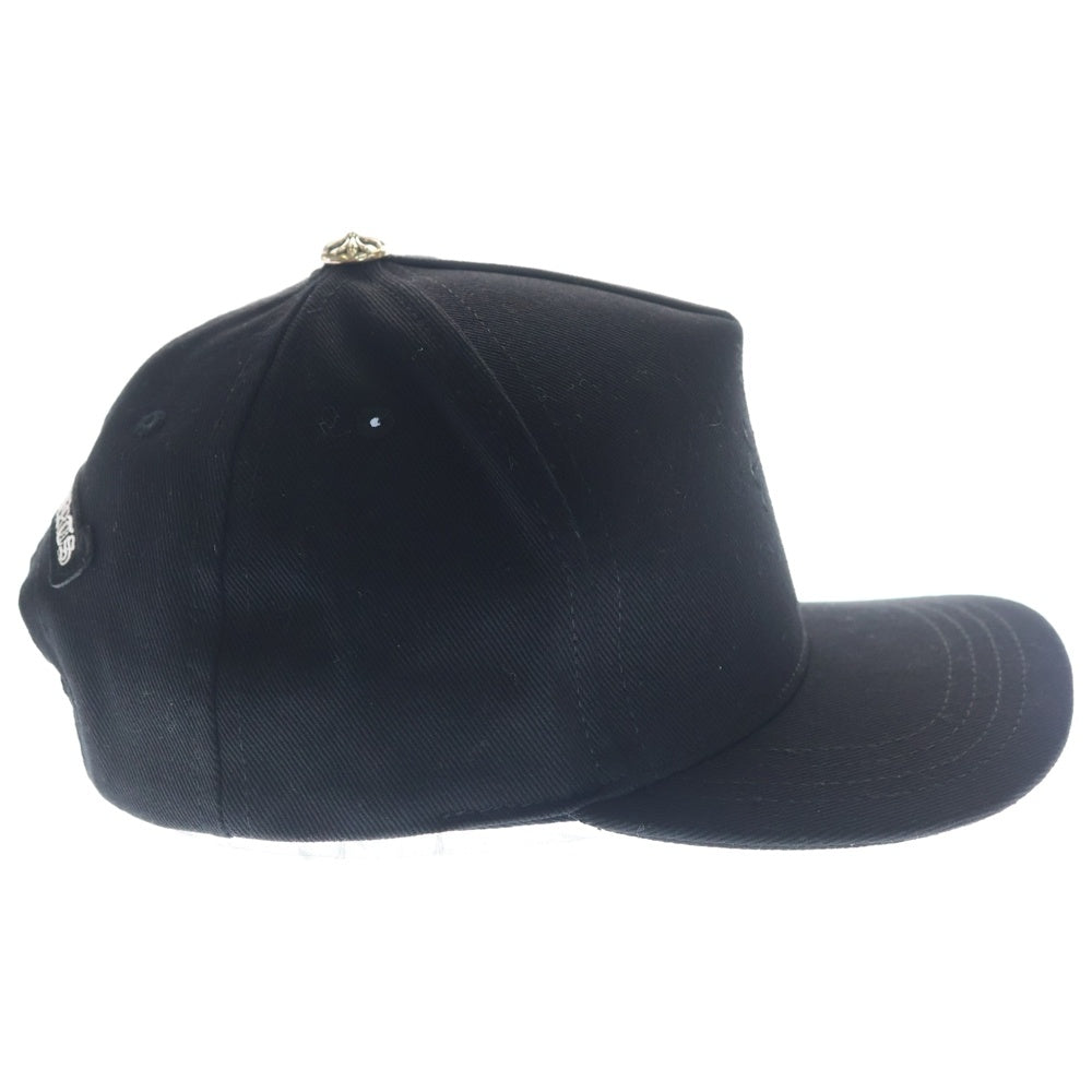 CHROME HEARTS(クロムハーツ) TRUCKER CAP CHクロス刺繍 クロスボールボタン トラッカーキャップ ブラック