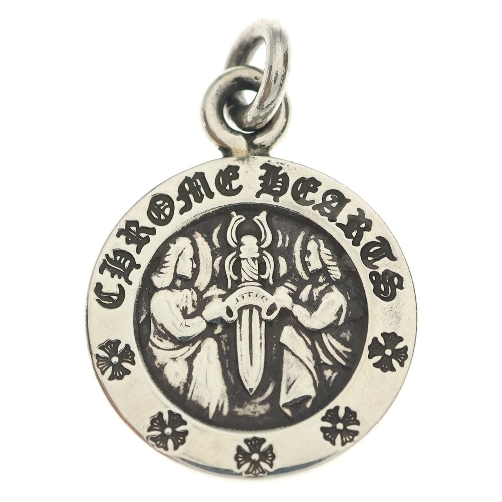 CHROME HEARTS(クロムハーツ) CHRM ANGL MDL V2 エンジェルメダルチャーム ペンダントトップ シルバーBCA229