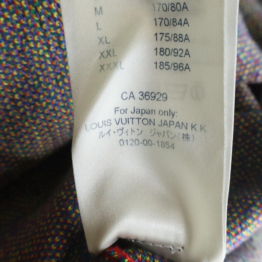 LOUIS VUITTON(ルイヴィトン) ジャガードデザイン総柄クルーネックセーター マルチカラー RM202M GDT HJN01W