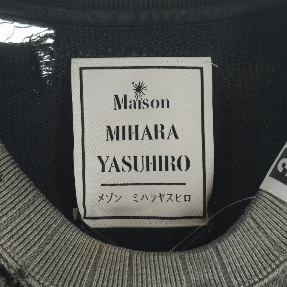 MAISON MIHARAYASUHIRO(メゾンミハラヤスヒロ) フェイデッド スウェットシャツ トレーナー カーキ A12PO542