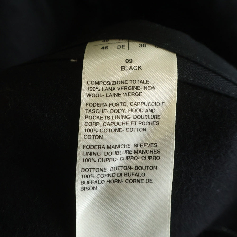 Rick Owens(リックオウエンス) Gimp Mac Coat フルジップ ウールコート ブラック RR02E1979-WSF