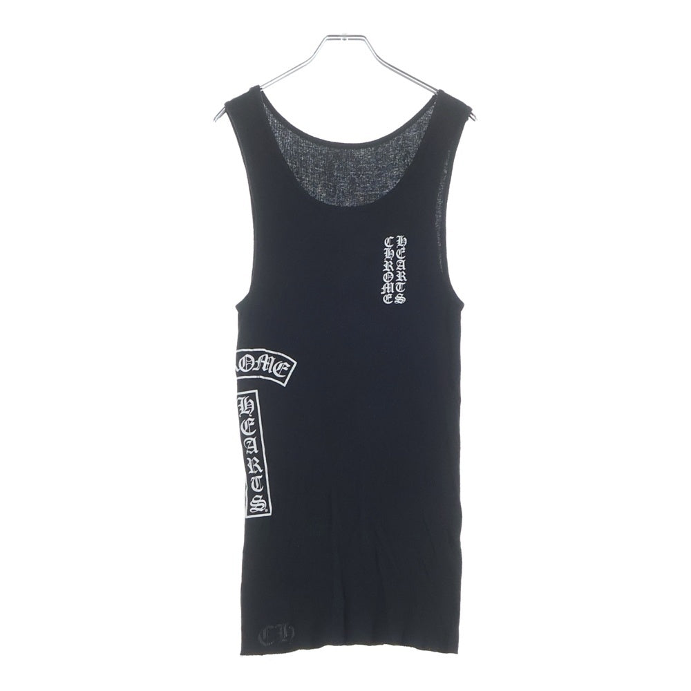 CHROME HEARTS(クロムハーツ) RIB TANK T BAR タンクトップ ブラック