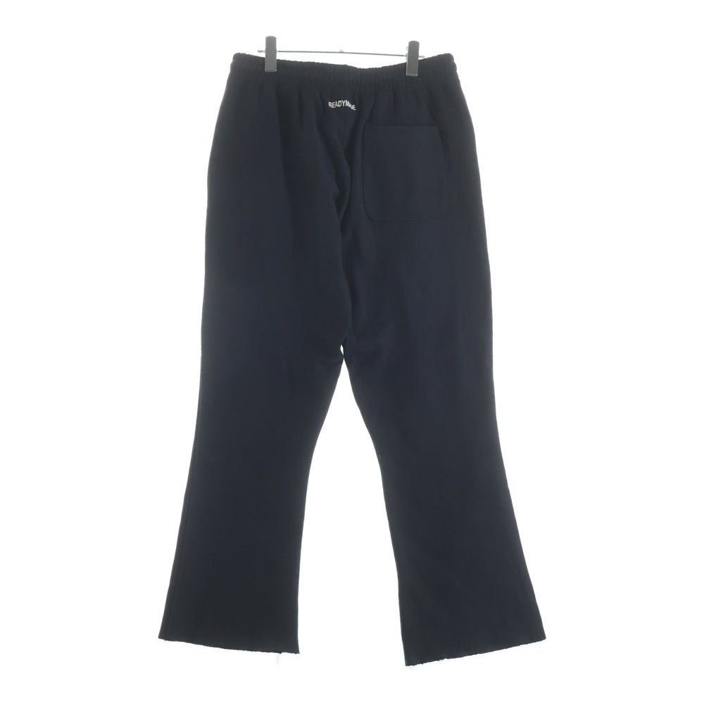 READY MADE(レディメイド) FLARE SWTPNT SMILE スウェットパンツ ブラック RE‐C0‐BK‐00‐00‐248