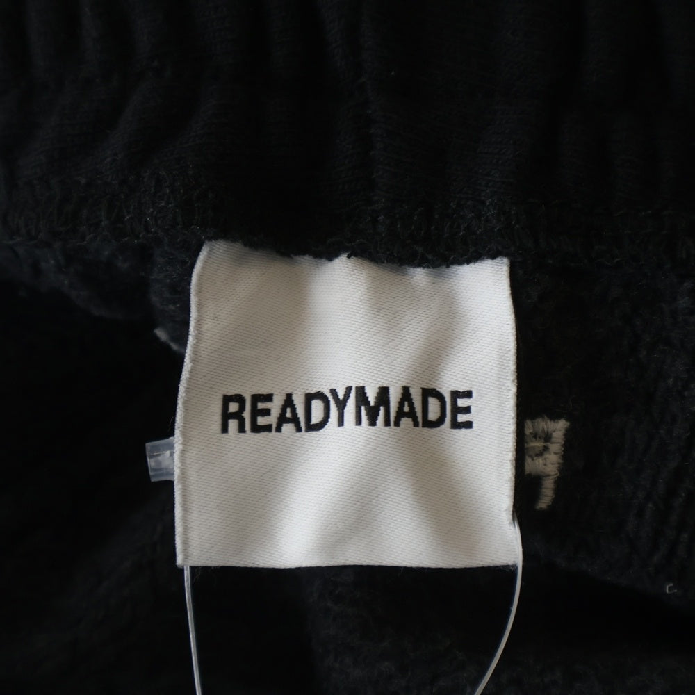 READY MADE(レディメイド) FLARE SWTPNT SMILE スウェットパンツ ブラック RE‐C0‐BK‐00‐00‐248