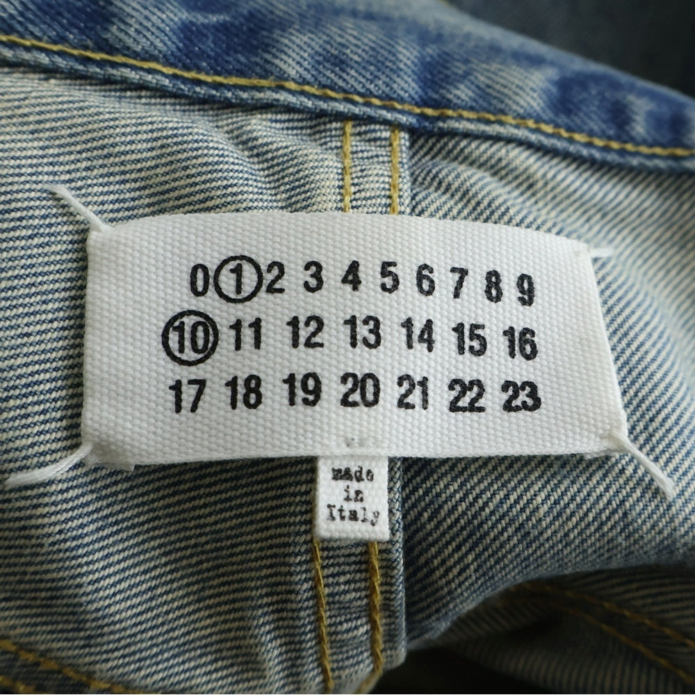 Maison Martin Margiela(メゾンマルタンマルジェラ) シンチバック ターンアップジーンズ デニムパンツ インディゴ S50LA0233 S30561