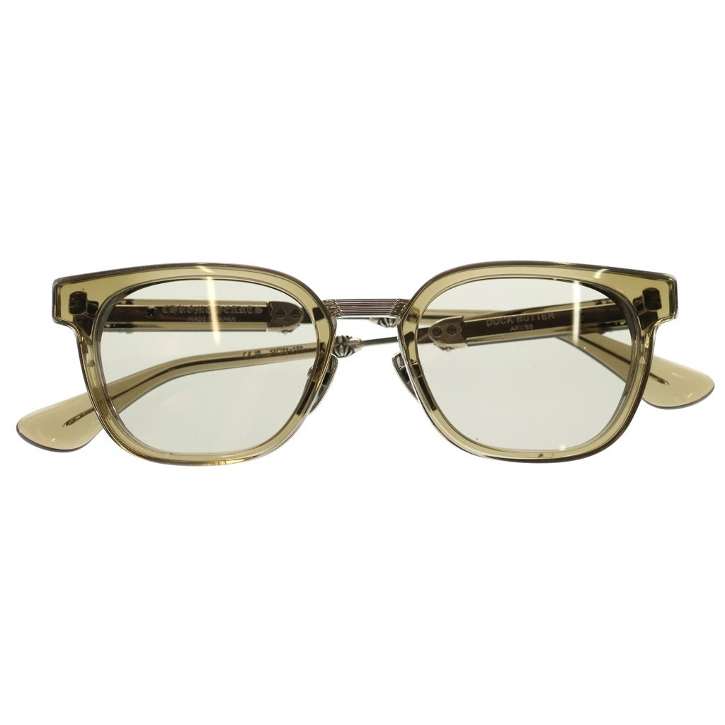 CHROME HEARTS(クロムハーツ) DUCK BUTTER ダガーウェリントン サングラス アイウェア オリーブ/シルバー