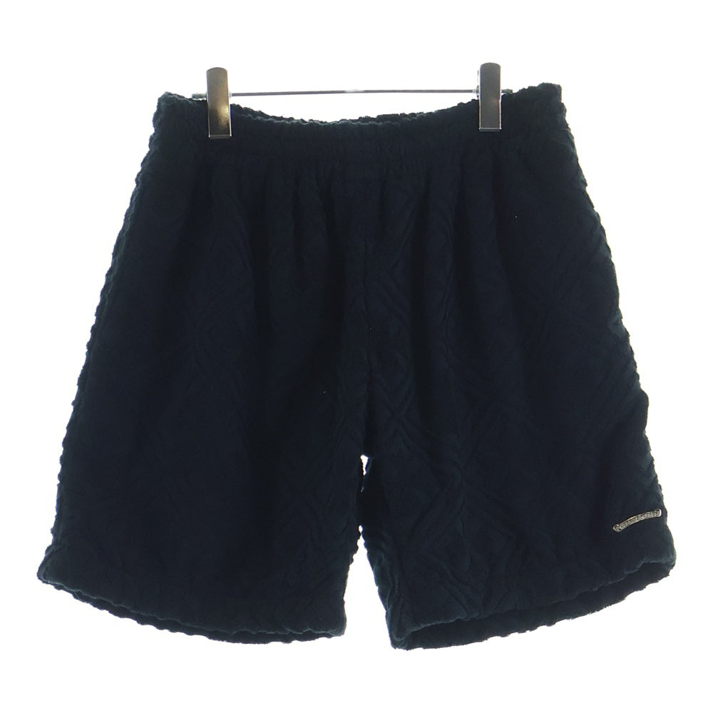CHROME HEARTS(クロムハーツ) CHプラス総柄 スクロールラベル付き ショートパンツ ブラック