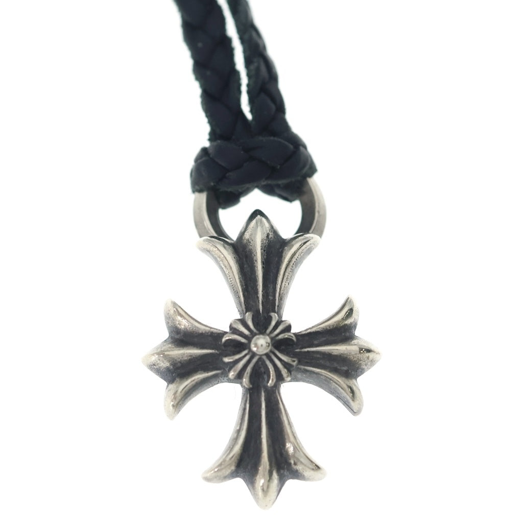 CHROME HEARTS(クロムハーツ) DBL CH PRS ダブル CHプラス ペンダントトップWレザーブレイド シルバー