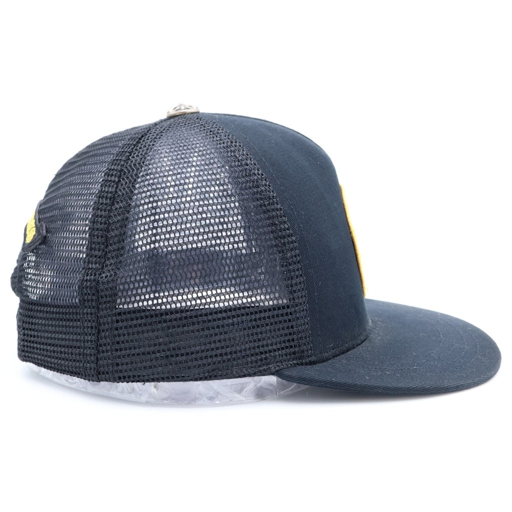 CHROME HEARTS(クロムハーツ) TRUCKER CAP トラッカーキャップ CHプラスパッチ クロスボール付 メッシュキャップ 帽子 ブラック