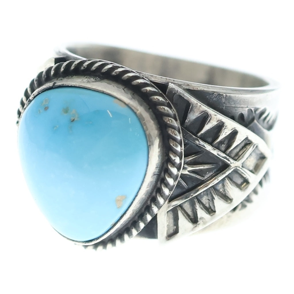 INDIAN JEWELRY(インディアンジュエリー) Sunshine Reeves サンシャインリーブス作 ターコイズリング シルバー