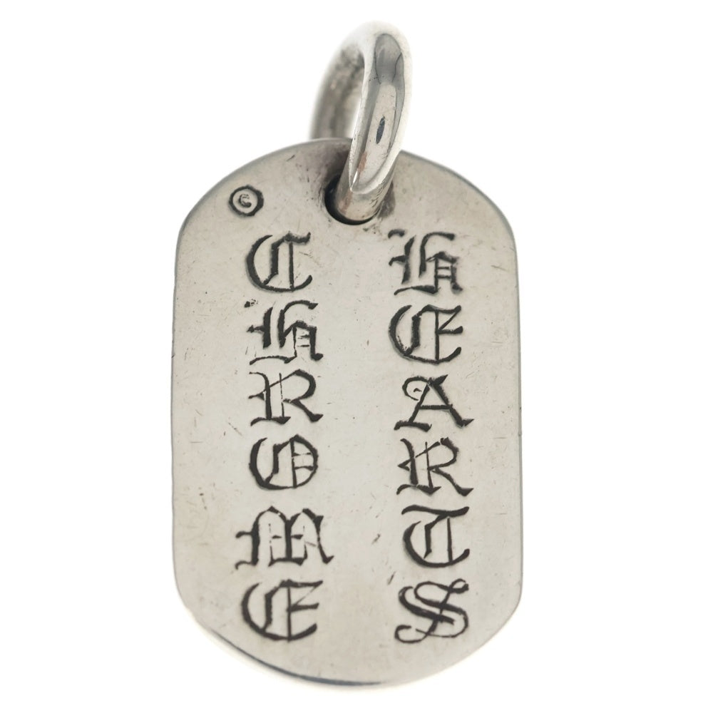 CHROME HEARTS(クロムハーツ) RAISED STAR DOGTAG レイズドスタードッグタグ NYC限定 ネックレストップ シルバー