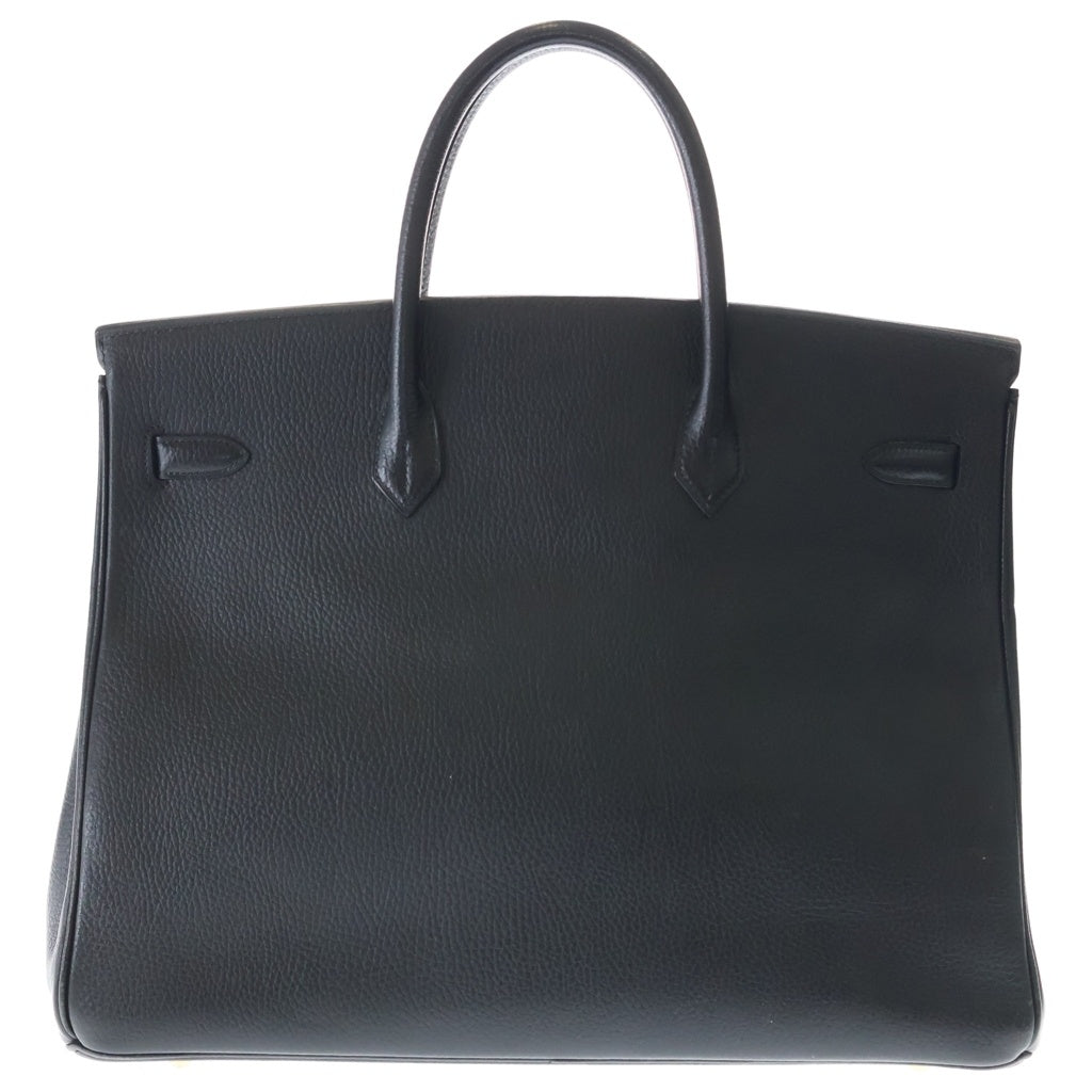 HERMES(エルメス) バーキン40 ハンドバッグ ノワール ブラック アルデンヌ ゴールド金具 □C刻印 レディース