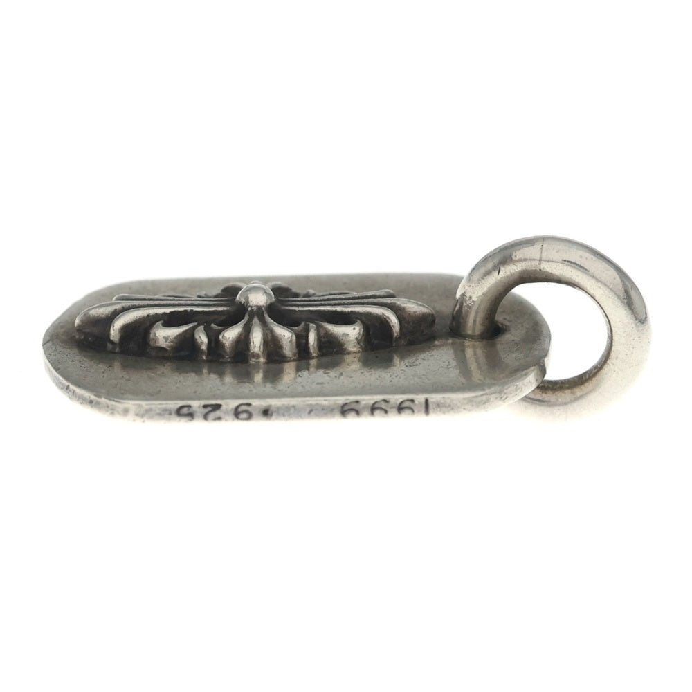 CHROME HEARTS(クロムハーツ) RAISED FRRL DOGTAG レイズドフローラルクロス ドッグタグ ペンダントトップ シルバー BCA302