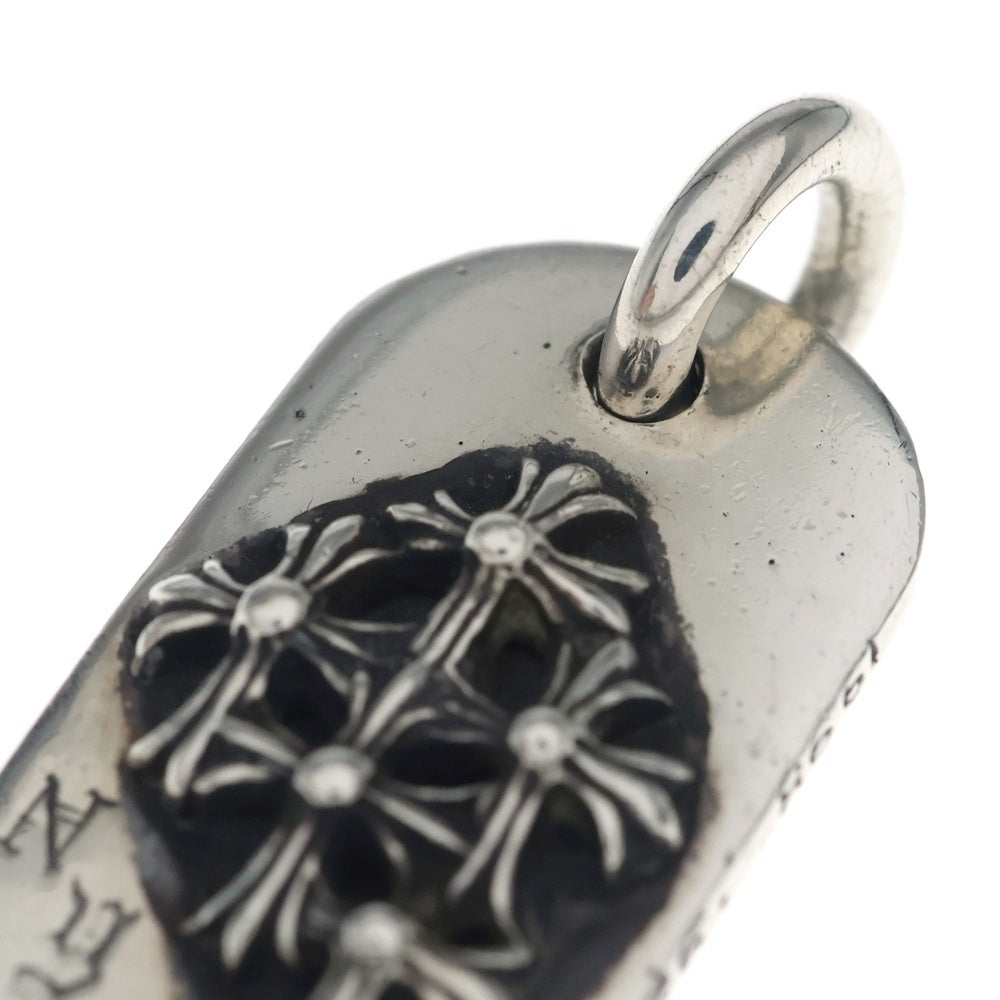 CHROME HEARTS(クロムハーツ) RAISED DOGTAG レイズドドッグタグ NYC限定 ネックレストップ シルバー