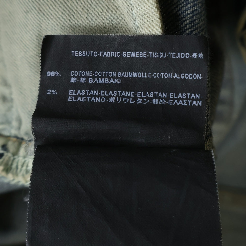 SAINT LAURENT PARIS(サンローランパリ) ダメージスキニーデニムパンツ インディゴ 391659 Y915I