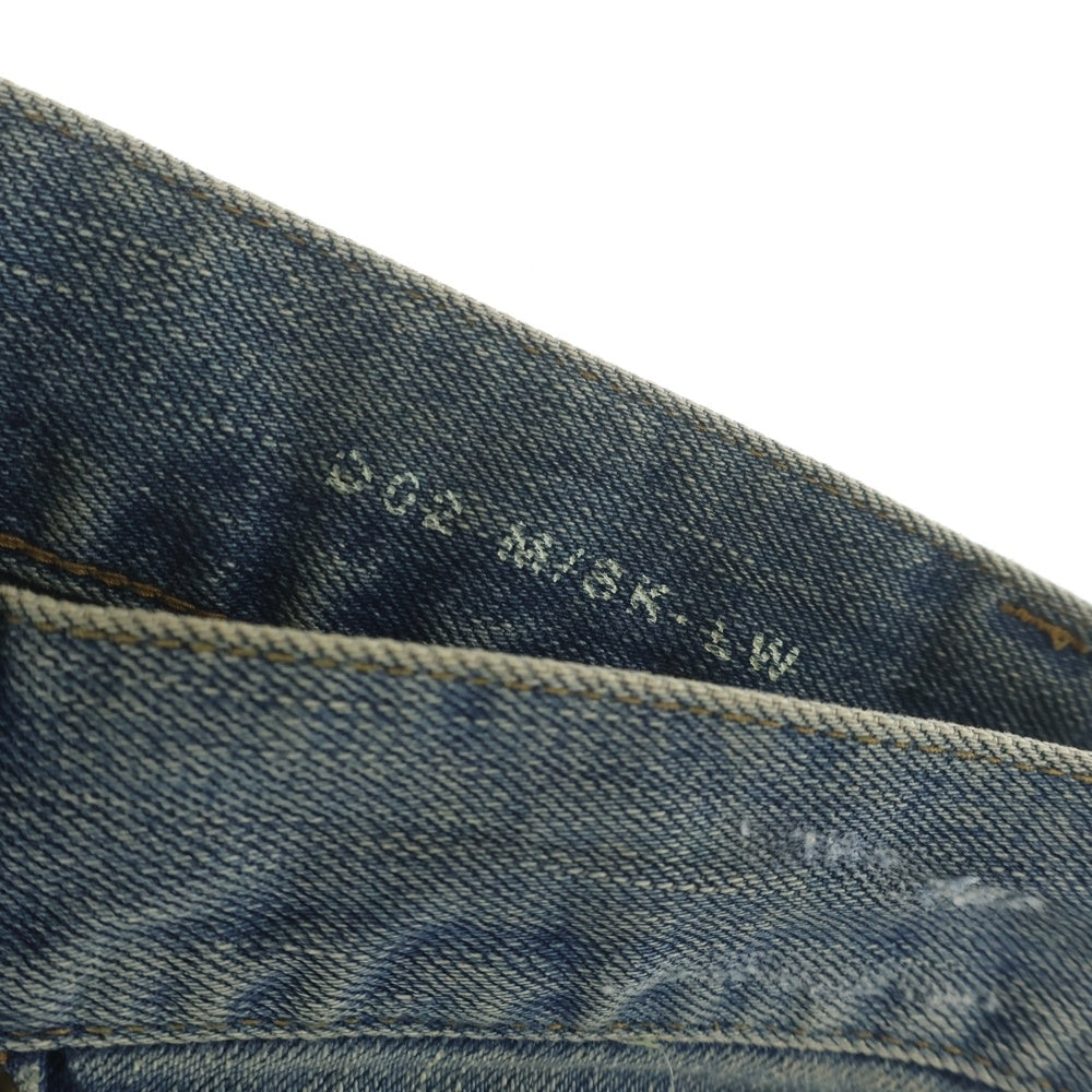 SAINT LAURENT PARIS(サンローランパリ) ダメージスキニーデニムパンツ インディゴ 391659 Y915I