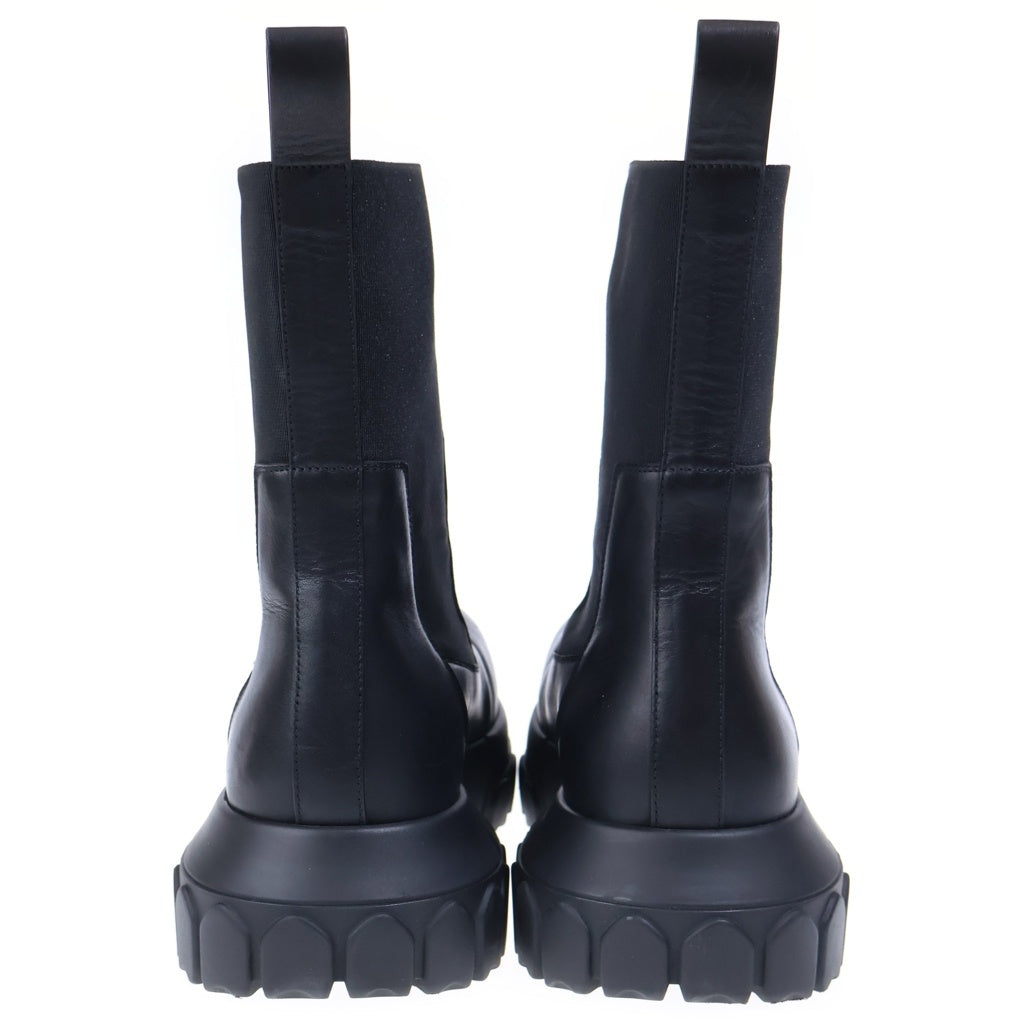 Rick Owens(リックオウエンス) BEATLE BOZO TRACTOR サイドゴアトラクターブーツ ブラック