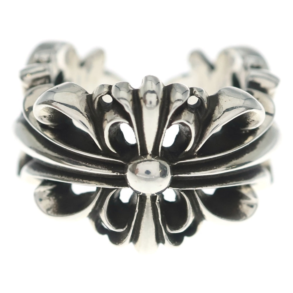 CHROME HEARTS(クロムハーツ) DBL FLRL CRS ダブルフローラルクロス リング シルバー BCA390