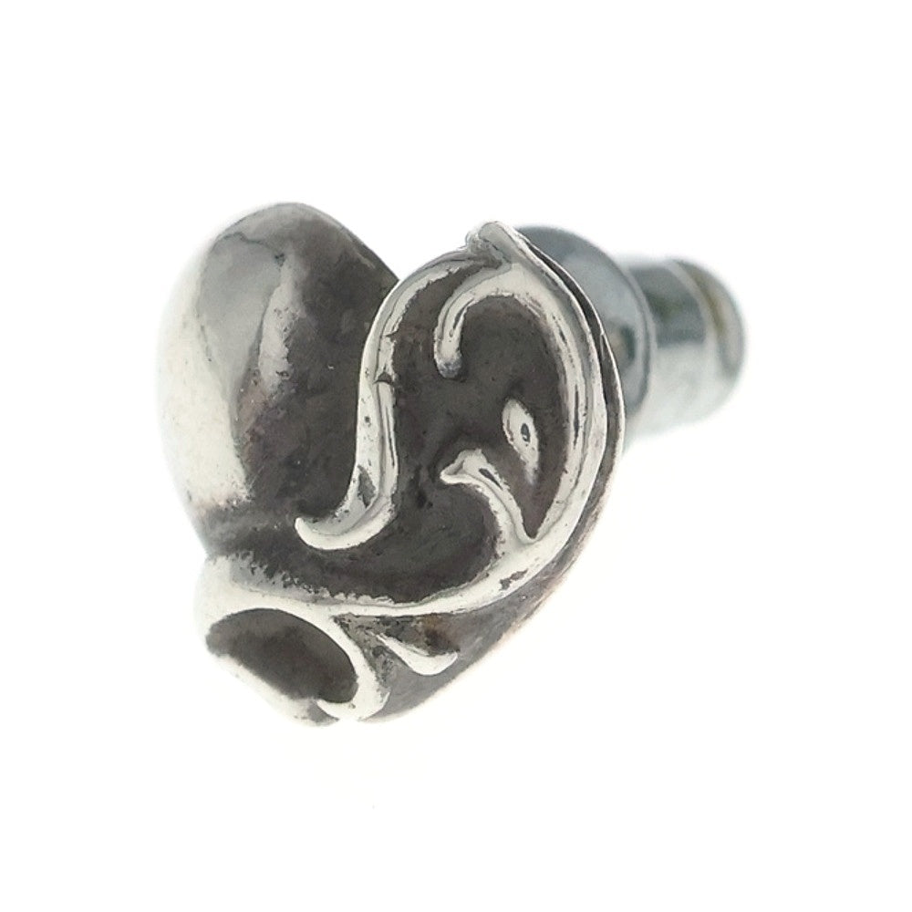 CHROME HEARTS(クロムハーツ) STUD HEART ハート スタッドピアス シルバー BCA112