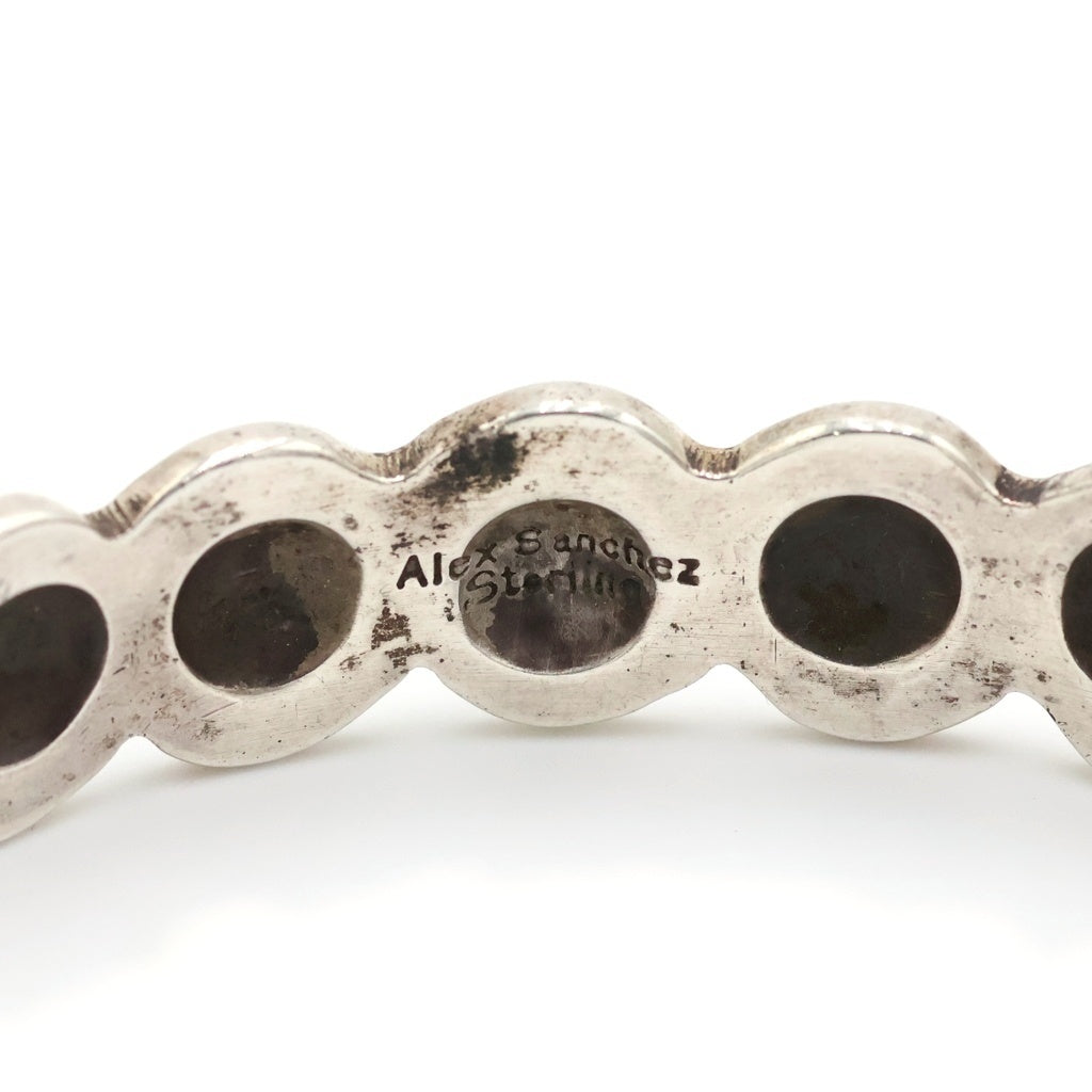 INDIAN JEWELRY(インディアンジュエリー) Alex Sanchez アレックスサンチェス バンプアウト バングル シルバー