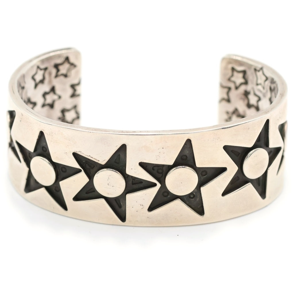 INDIAN JEWELRY(インディアンジュエリー) スターモチーフ バングル シルバー
