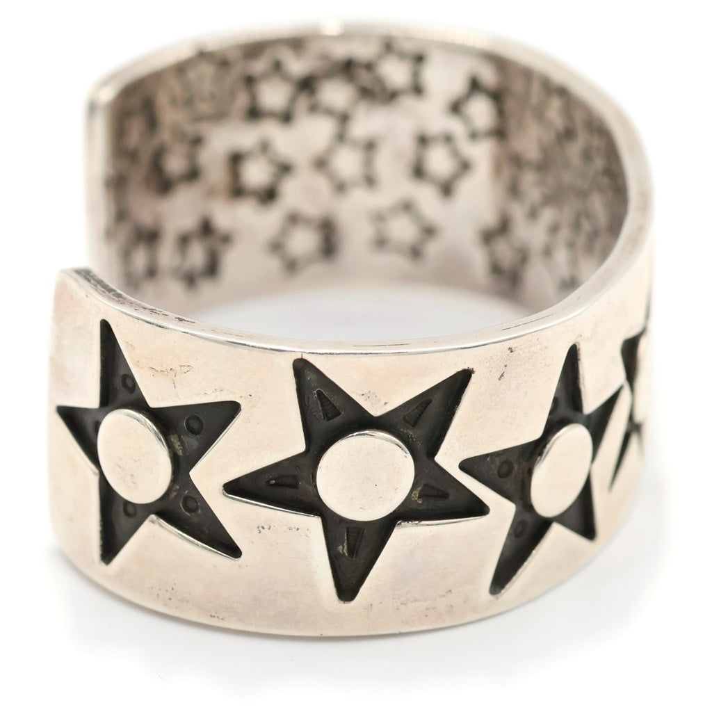 INDIAN JEWELRY(インディアンジュエリー) スターモチーフ バングル シルバー