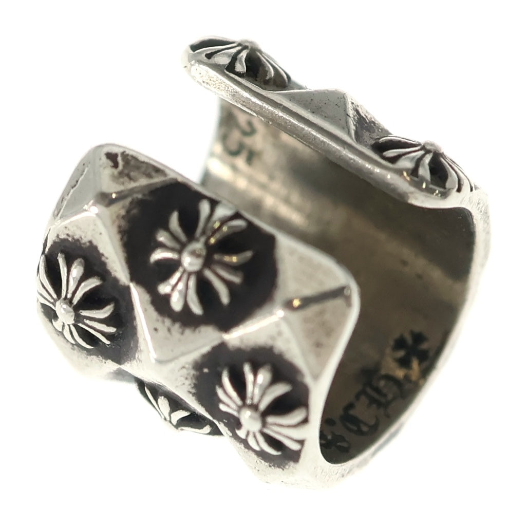 CHROME HEARTS(クロムハーツ) CUFF PYRAMID CH PLUS ピラミッドCHプラスイヤーカフ イヤリング シルバー