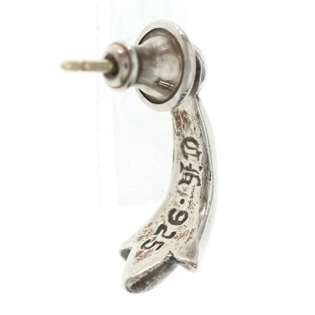 CHROME HEARTS(クロムハーツ) STUD CRSSTAL クロステイルスタッド ピアス シルバー