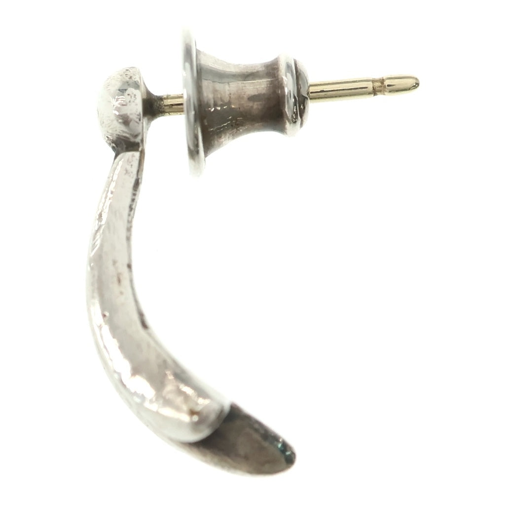 CHROME HEARTS(クロムハーツ) STUD CRSSTAL クロステイルスタッド ピアス シルバー