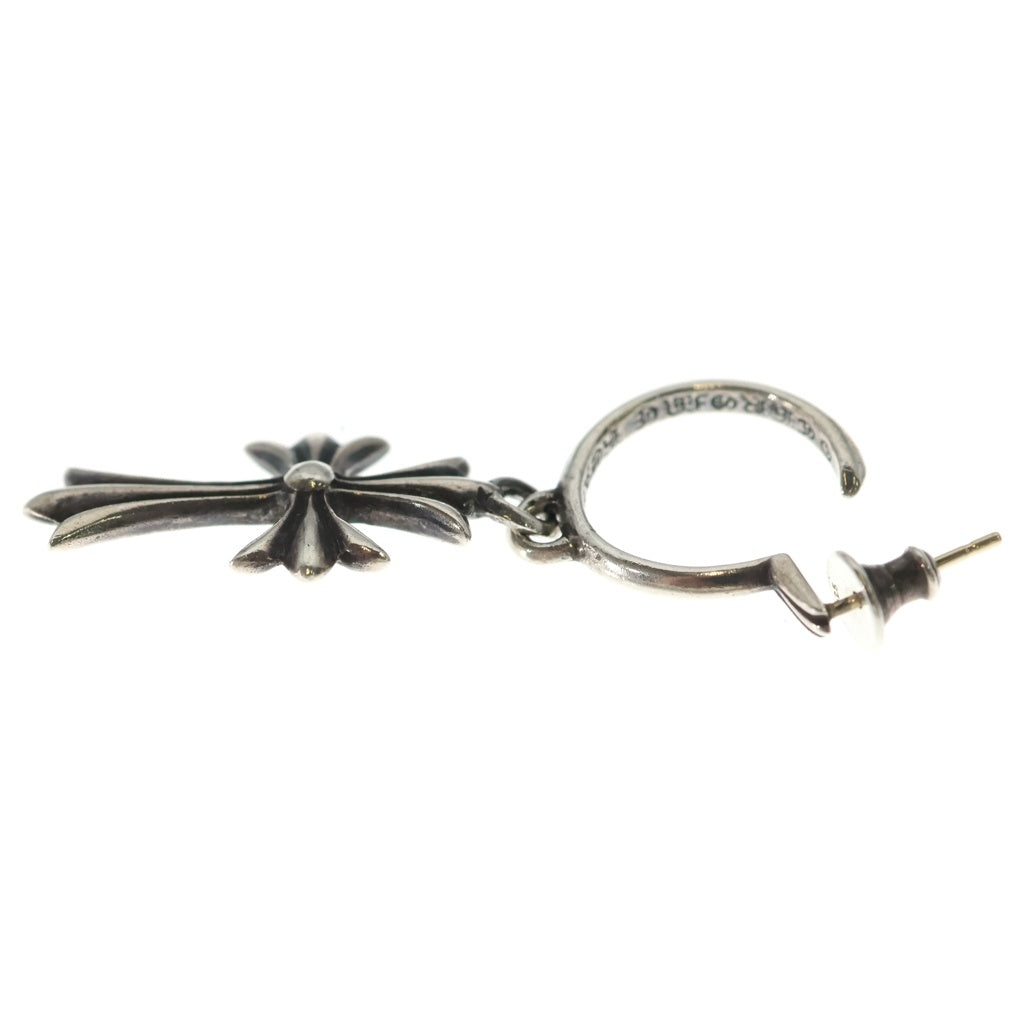 CHROME HEARTS(クロムハーツ) TINY CH CROSS タイニーCHクロス フープピアス シルバー BCA115