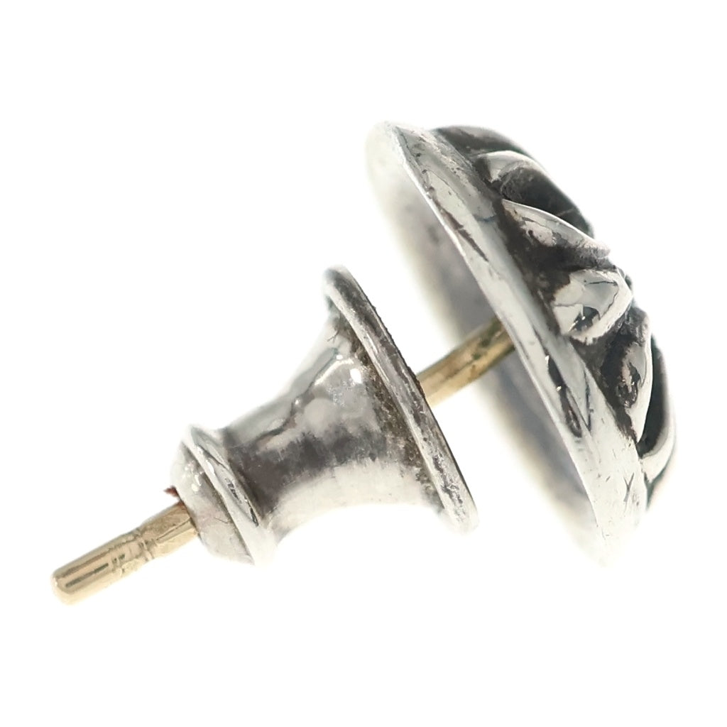 CHROME HEARTS(クロムハーツ) STUD CRSBLL DIA クロスボールスタッド 1ダイヤ ピアス シルバー