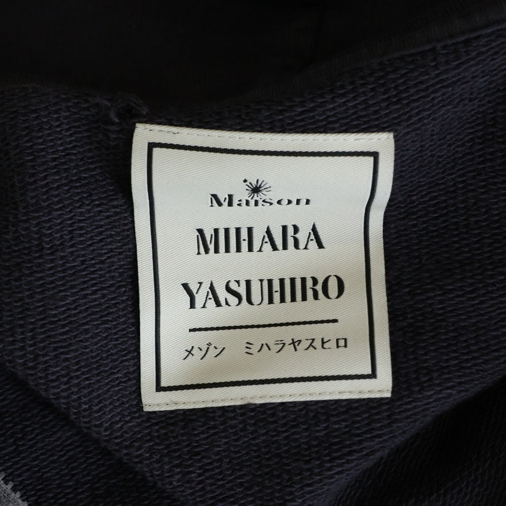 MAISON MIHARAYASUHIRO(メゾンミハラヤスヒロ) 25AW SUN FADED PARKA サン フェイディッド ジップアップパーカー ブラック