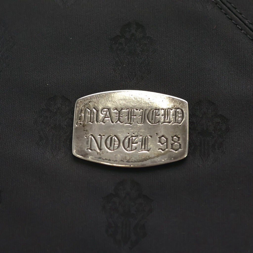 CHROME HEARTS(クロムハーツ) ラージCHクロス ナイロン マックスフィールド限定 バインダー ノートカバー ブラック