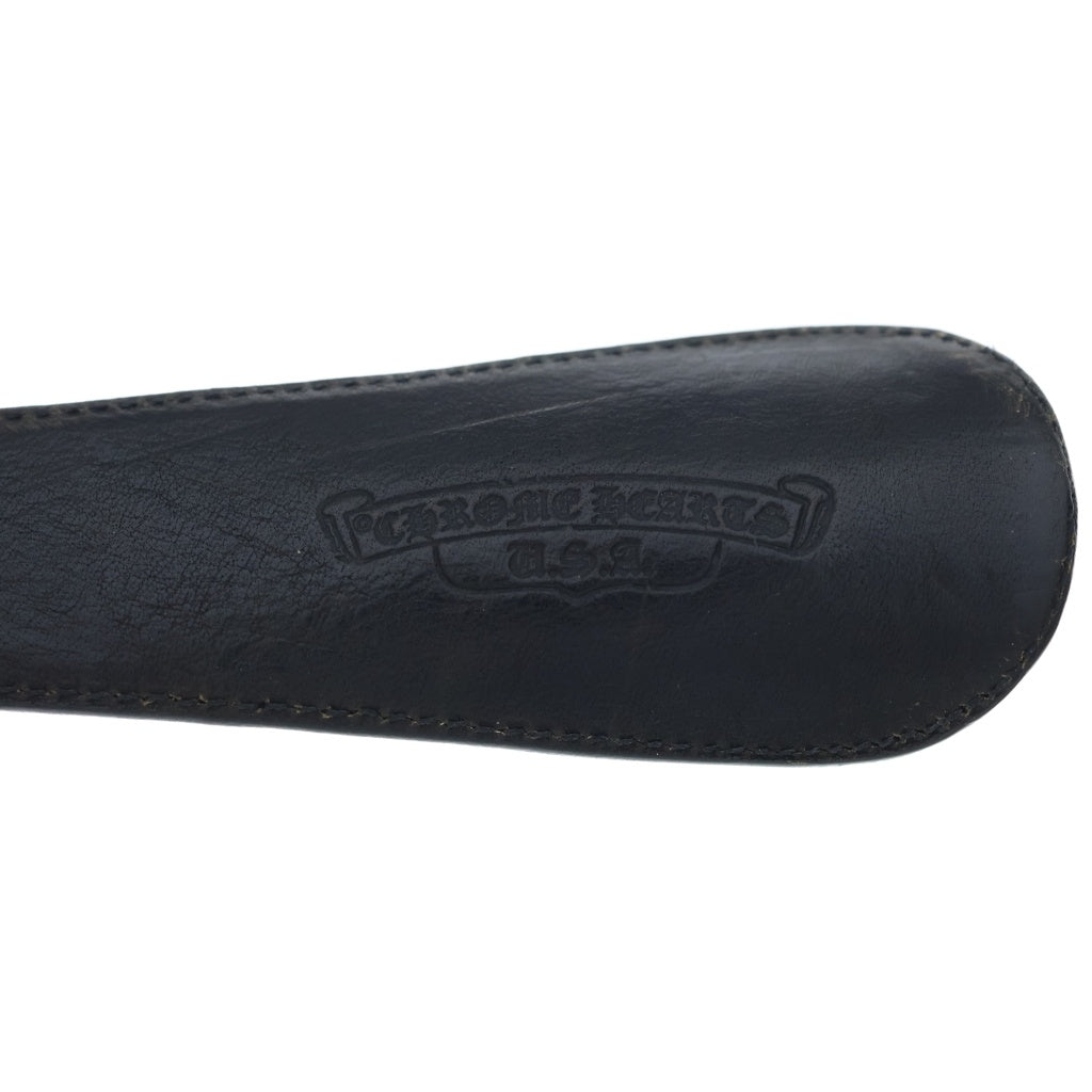 CHROME HEARTS(クロムハーツ) SHOE HORN SML シューホーン レザー靴べら ブラック