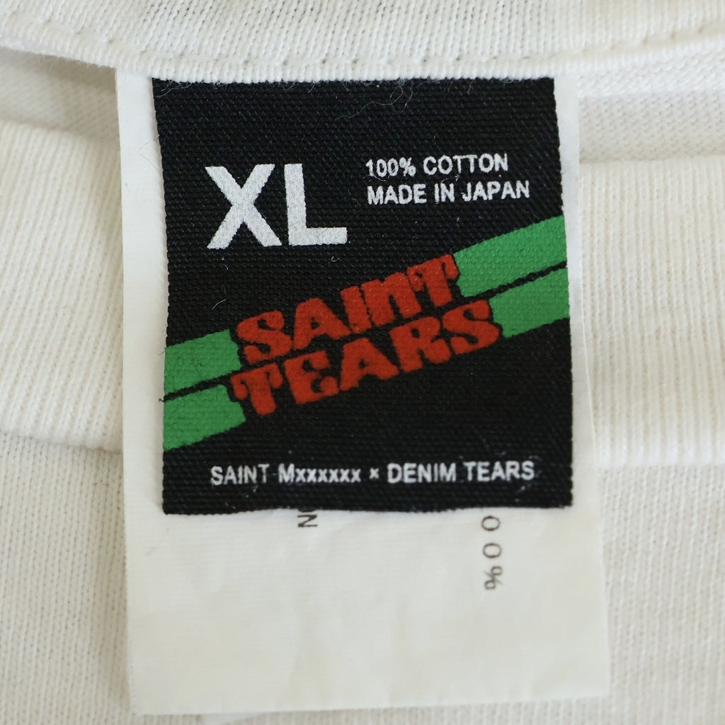 SAINT MICHAEL(セントマイケル) HOLY STATE TEEプリントTシャツ 半袖カットソー ホワイト SM-S22-0000-062