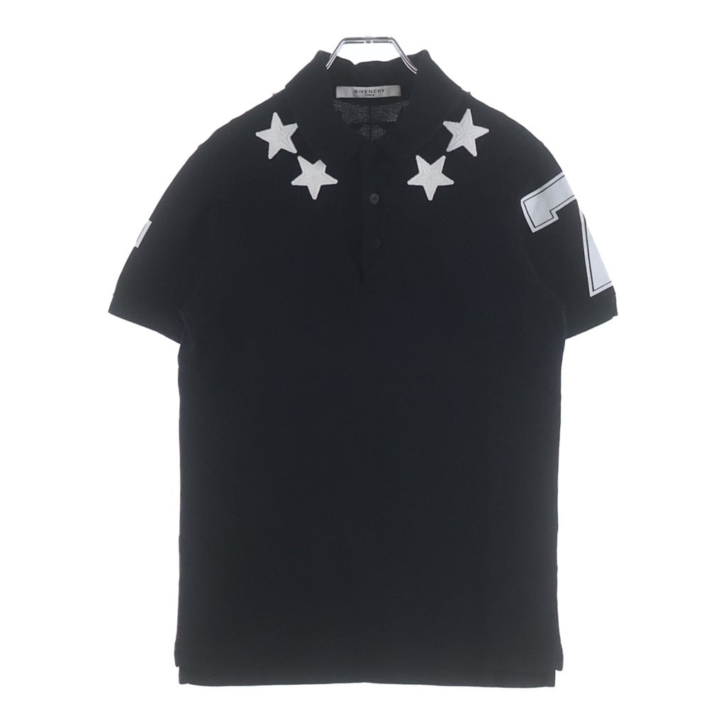 GIVENCHY(ジバンシィ) スターパッチ ポロシャツ ブラック 15S 7102 701