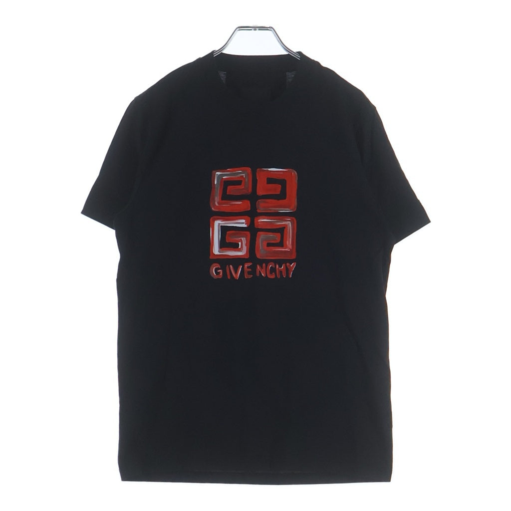 GIVENCHY(ジバンシィ) フロントロゴ 半袖Tシャツ ブラック BM716G3YCT