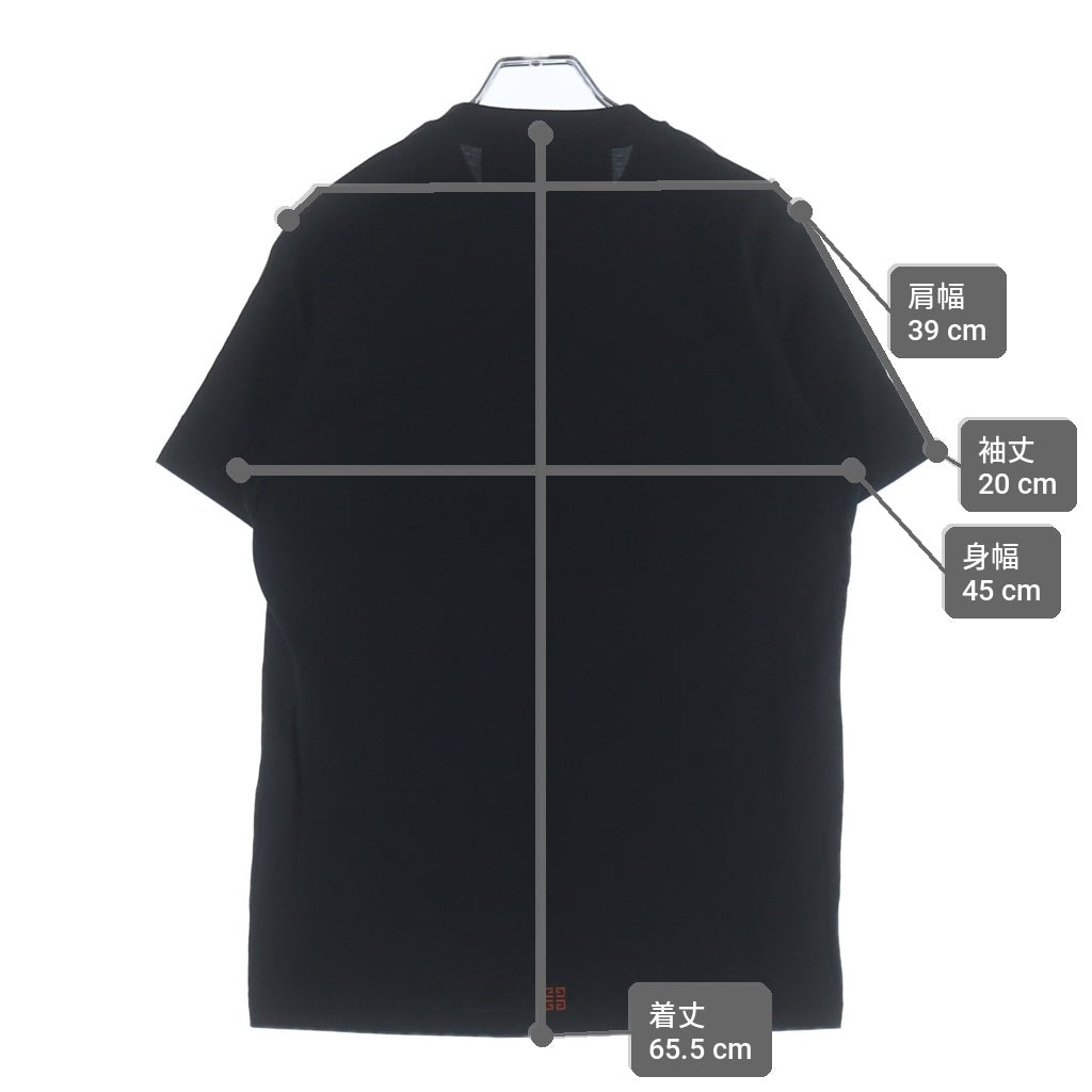 GIVENCHY(ジバンシィ) フロントロゴ 半袖Tシャツ ブラック BM716G3YCT