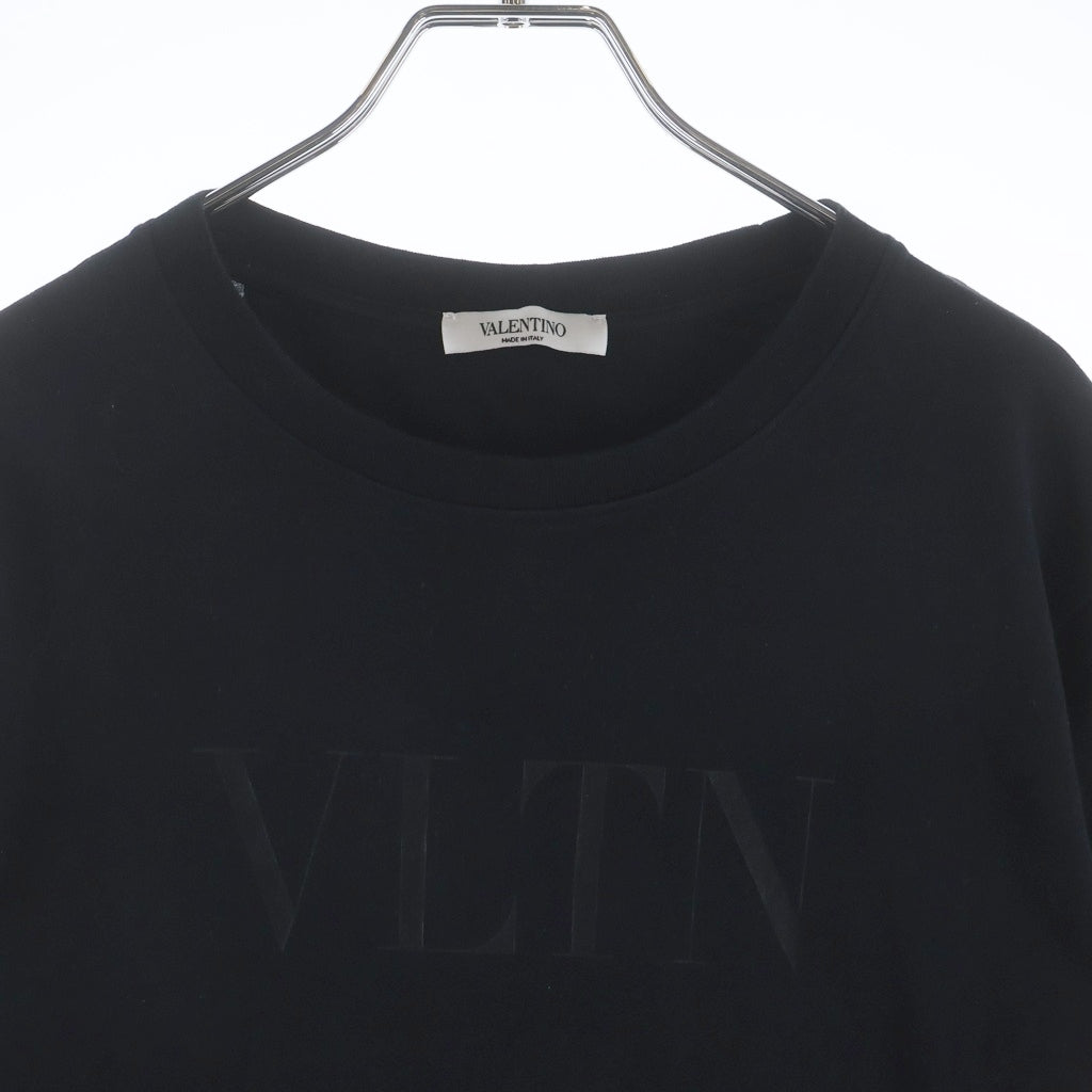 VALENTINO(ヴァレンティノ) フロントロゴプリント 半袖Tシャツ ブラック TV3MG10V3LE