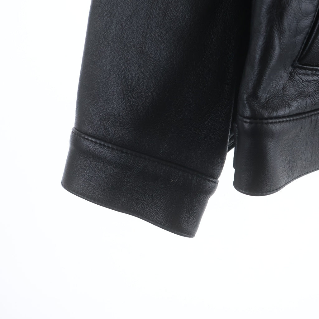 WACKO MARIA(ワコマリア) LEATHER TRUCKER JACKET レザートラッカージャケット ブラック