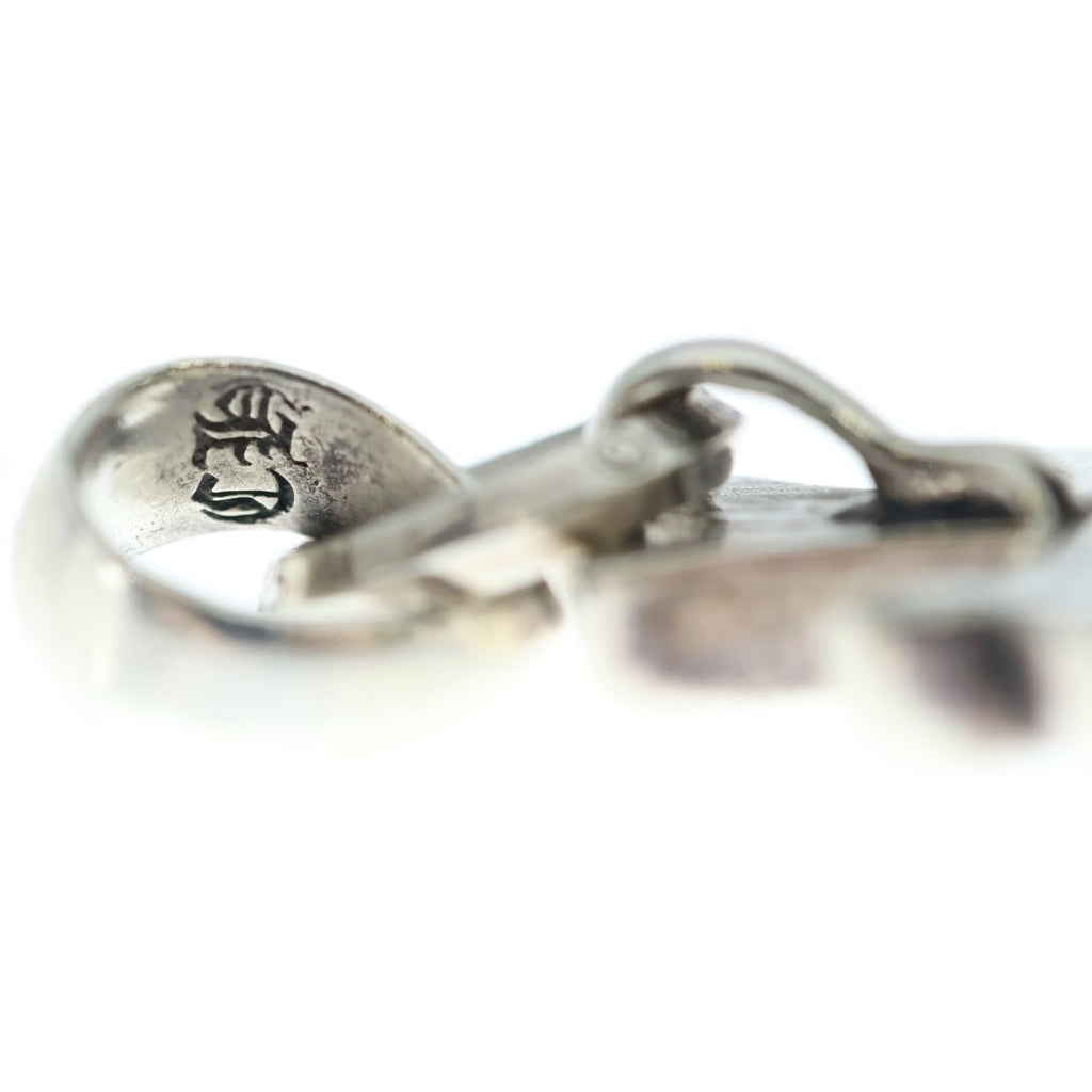 CHROME HEARTS(クロムハーツ) CH CRS SML W/BALE Wベイル スモールCHクロス ペンダントトップ シルバー BCA218