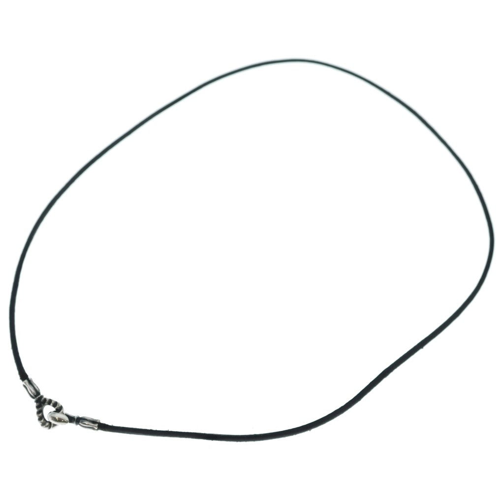 LONE ONES(ロンワンズ) MF Hooks Leather メイティングフライト レザー ネックレス ブラック
