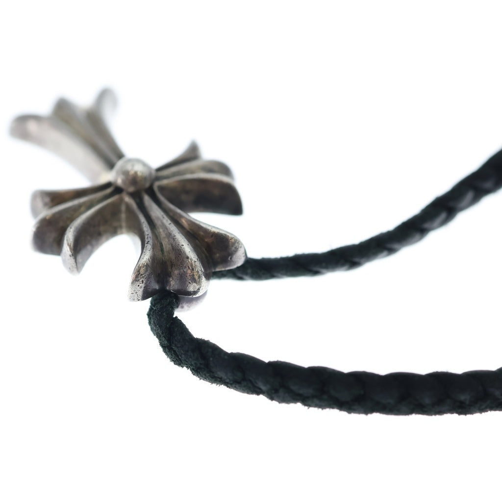 CHROME HEARTS(クロムハーツ) CH CRS SMLスモールCHクロス BC ボロチップブレイド ネックレス シルバー BCA220