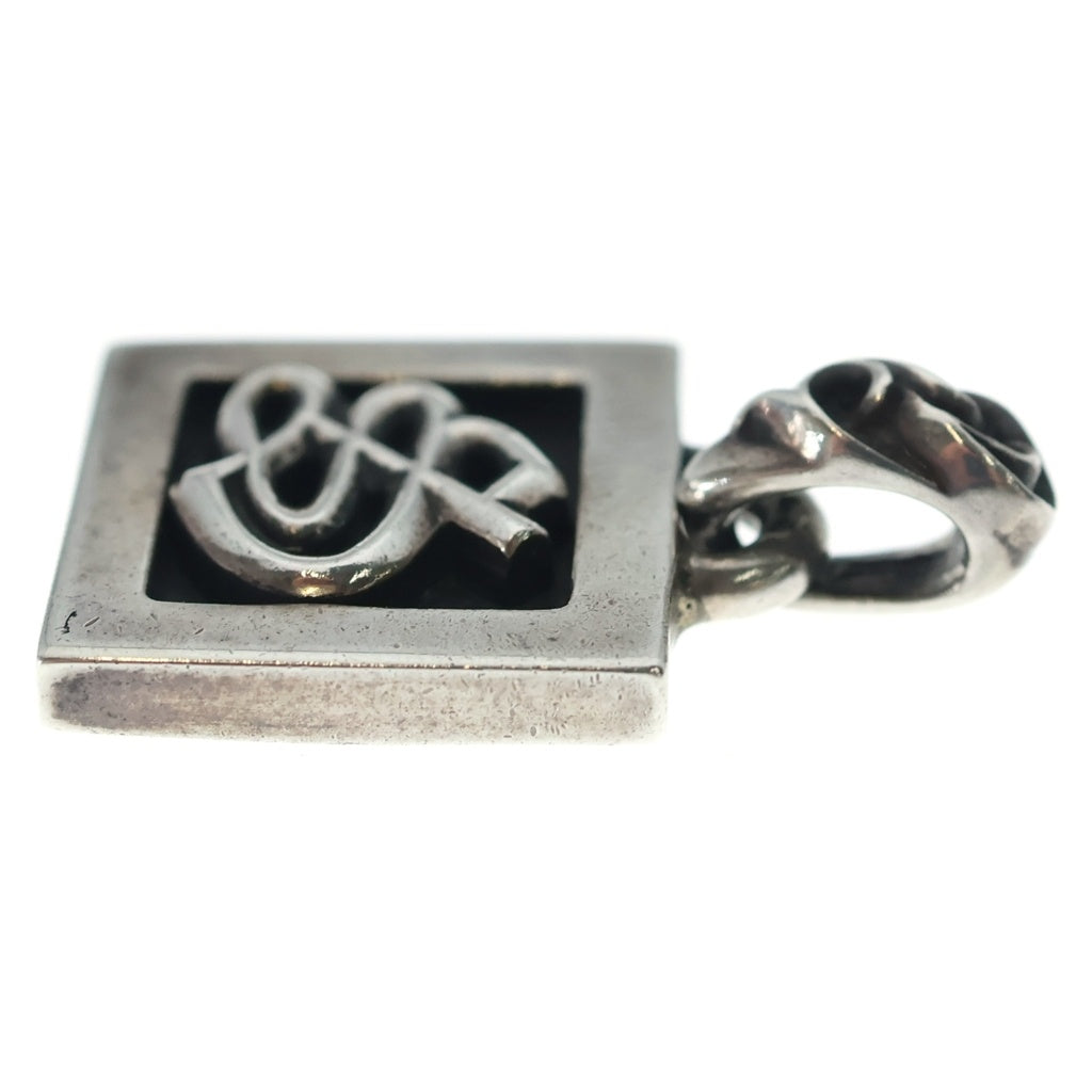 CHROME HEARTS(クロムハーツ) FRAMED LETTER BLOCK フレームド レターブロック S アルファベットチャーム シルバー