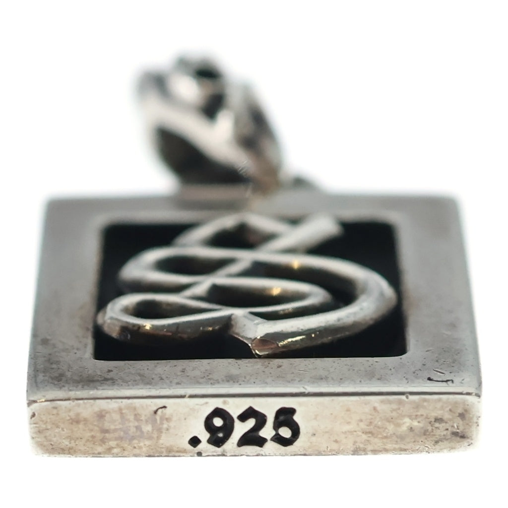 CHROME HEARTS(クロムハーツ) FRAMED LETTER BLOCK フレームド レターブロック S アルファベットチャーム シルバー